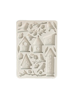 Silicon mold A5 - Create Happiness Dewdrops nests and birds CME Code: KACMA546