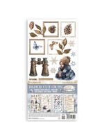 Paper cut-outs 2 Double Face - 4 sheets cm. 15x30,5 - Create Happiness Dewdrops CME Code: SBBCT06