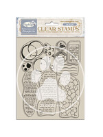 Acrylic stamp cm 14x18 - Create Happiness Dewdrops mixed backgrounds CME Code: WTK208