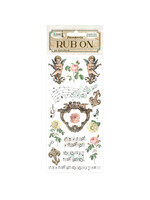 Rub-on cm 10,16x21,6 - Muziek engelen CME-code: DFLRB125