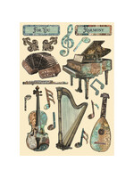 Gekleurd Houten vorm A5 - Muziek CME-code: KLSP175