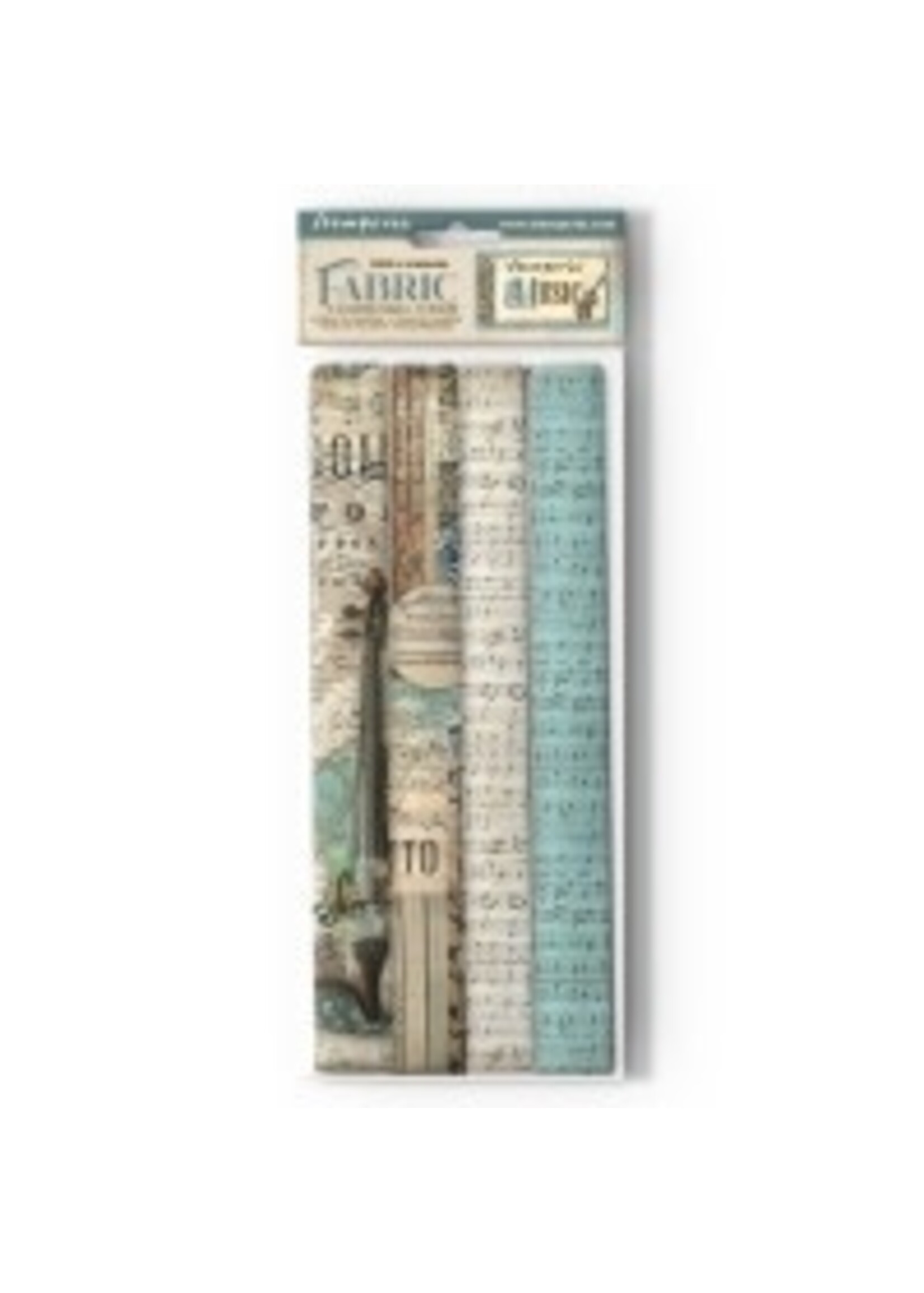 Pack 4 vellen stof cm 30x30 - Muziek CME-code: SBPLT38