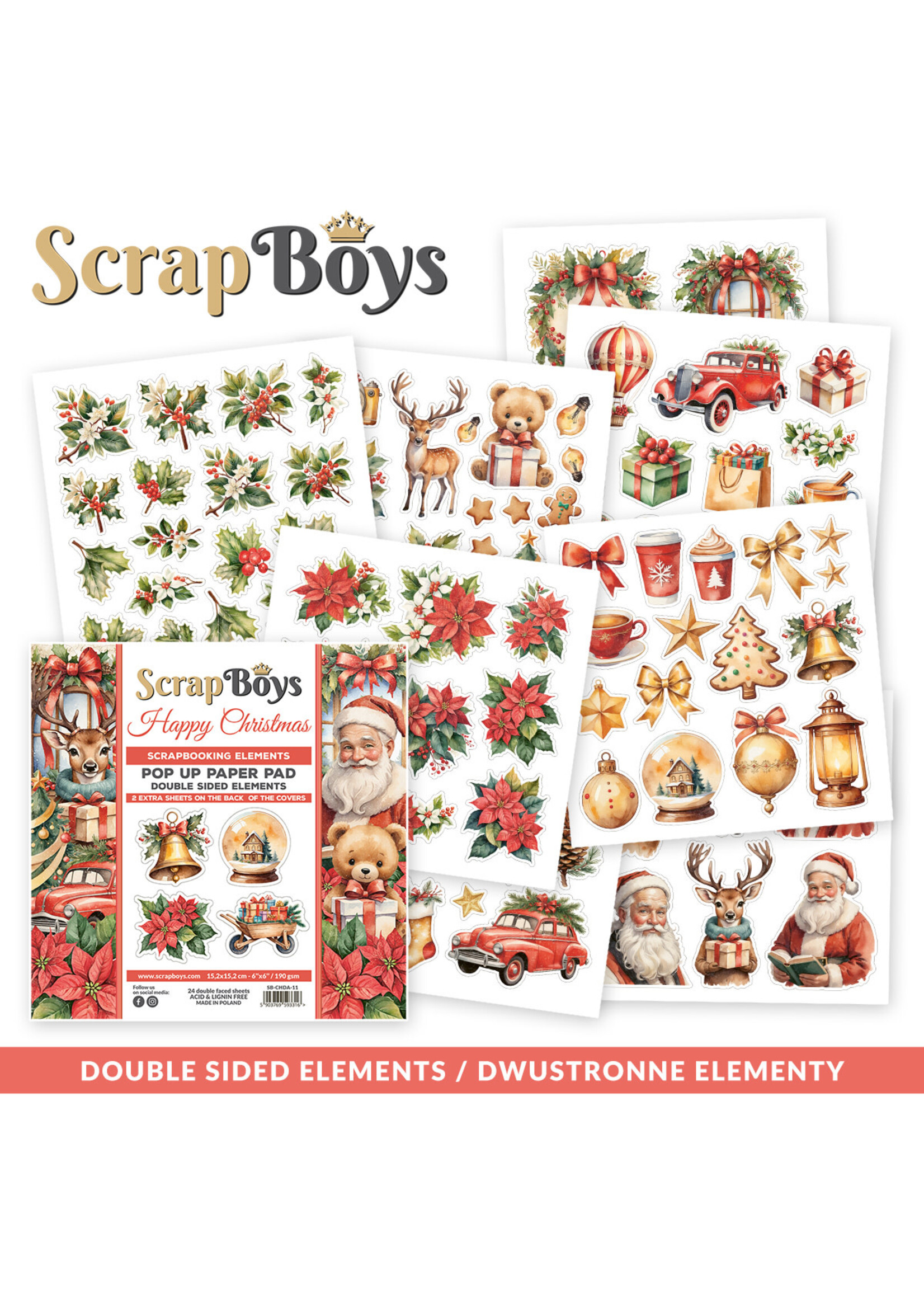 Happy Christmas pop-up boekje