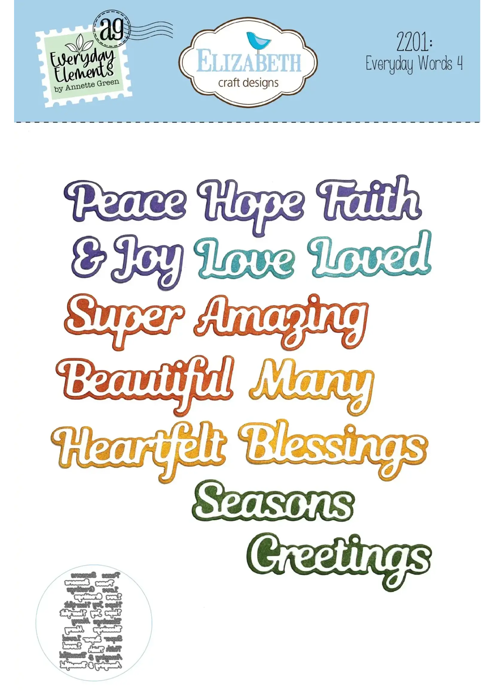 Alledaagse woorden 4 Alledaagse elementenSKU: 2201