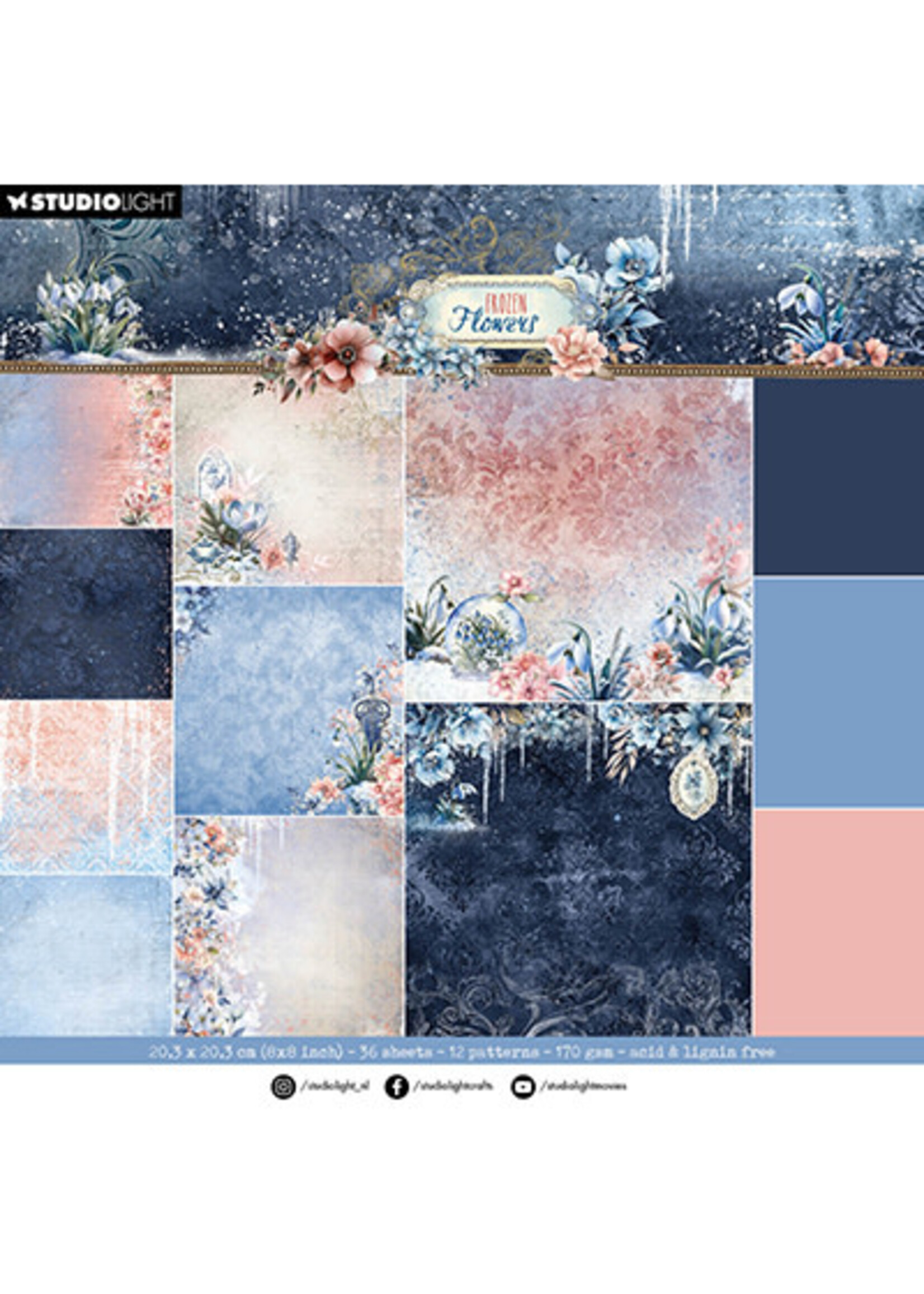 SL-FF-DPP267 - Backgrounds Frozen Flowers nr.267
