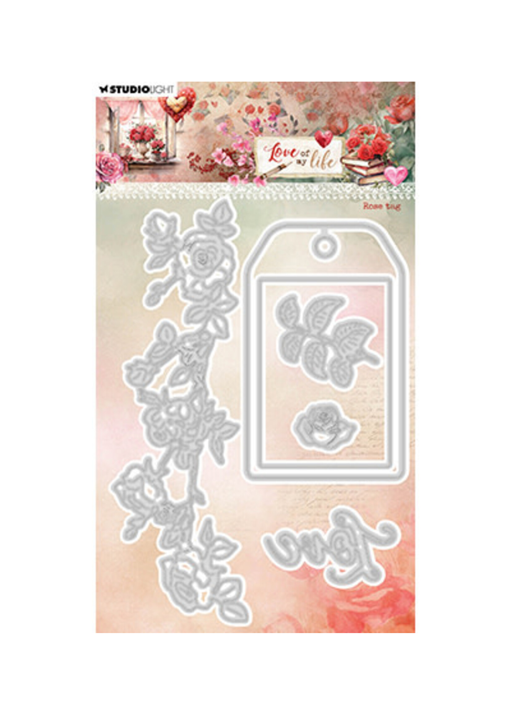 SL-LL-CD951 - Rose tag Love of my life nr.951