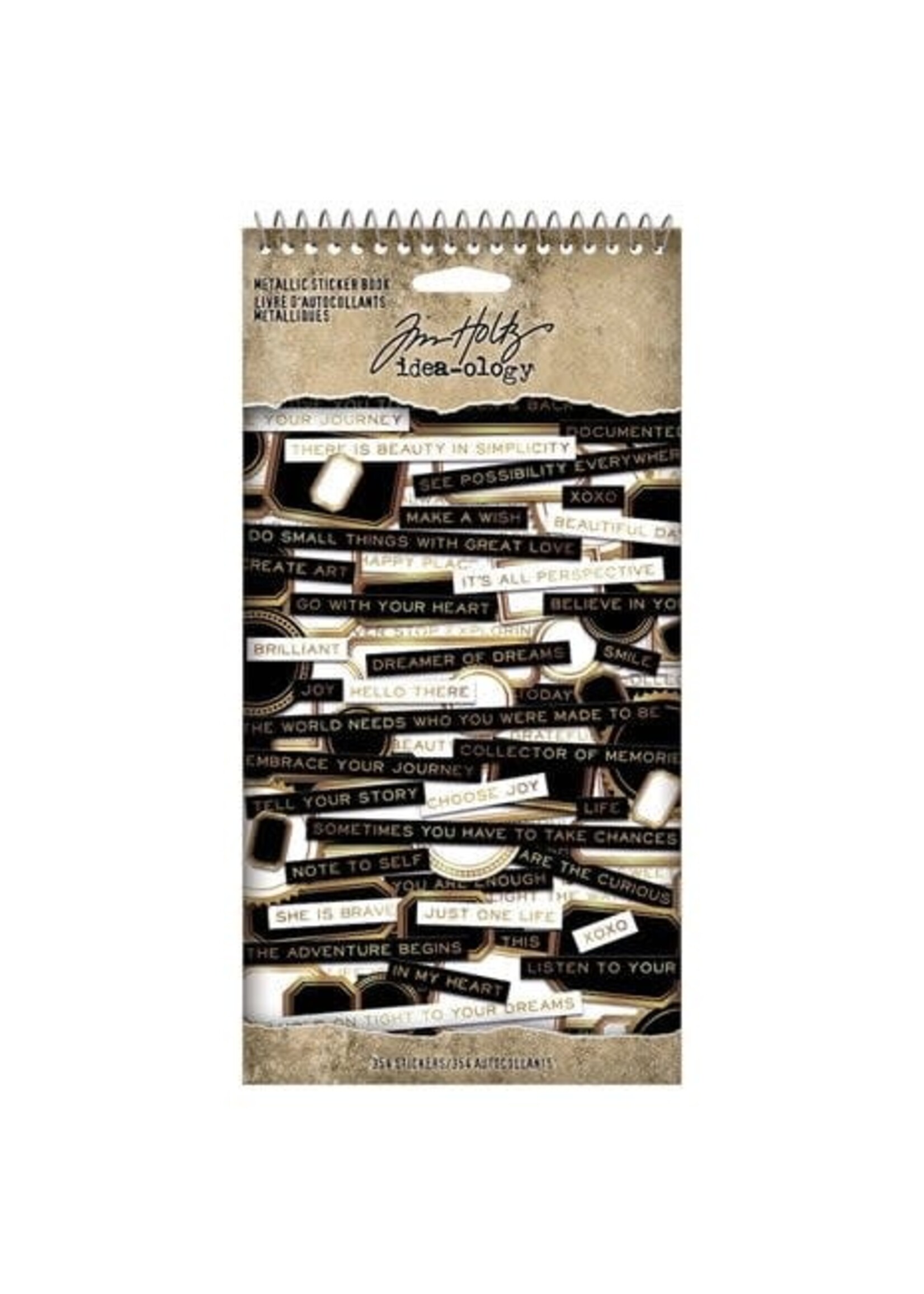 Tim Holtz Metallic Sticker Book (TH94134)