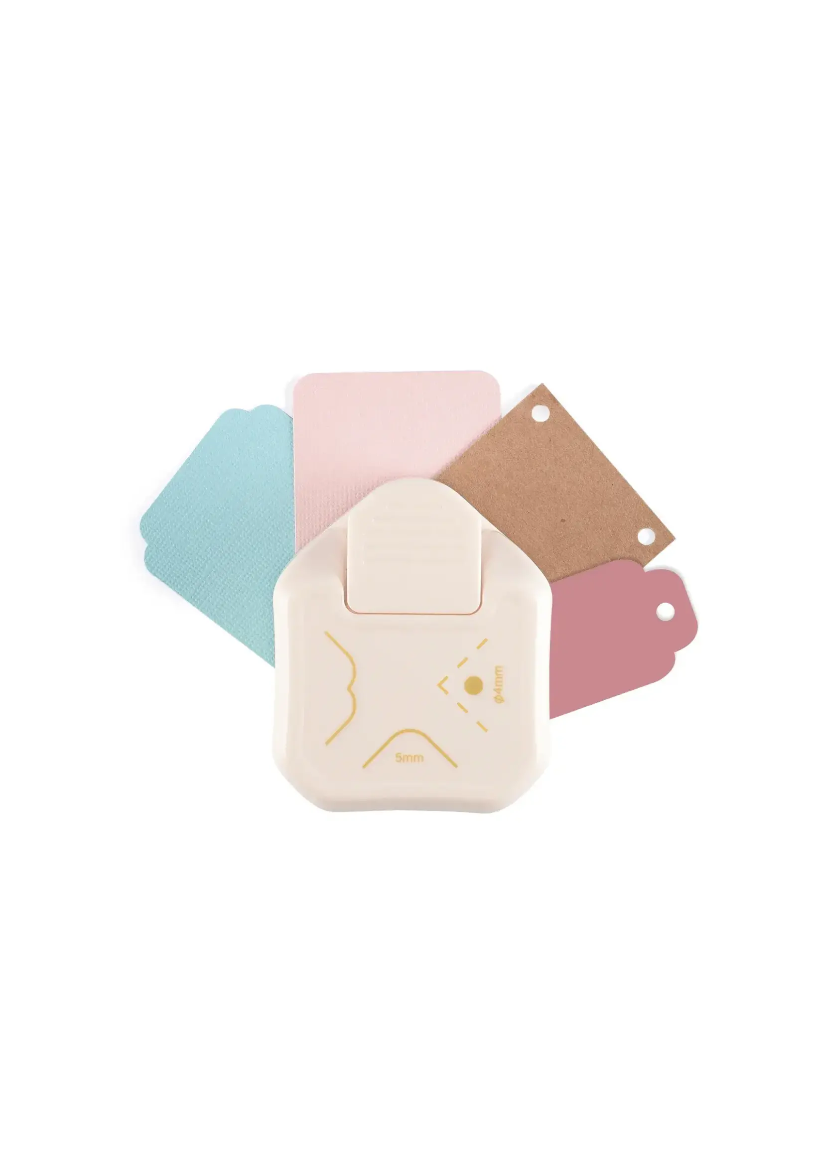 Vaessen Creative • 3-in-1 Label Hoekpons Vintage Mini Vaessen Creative 2137-117