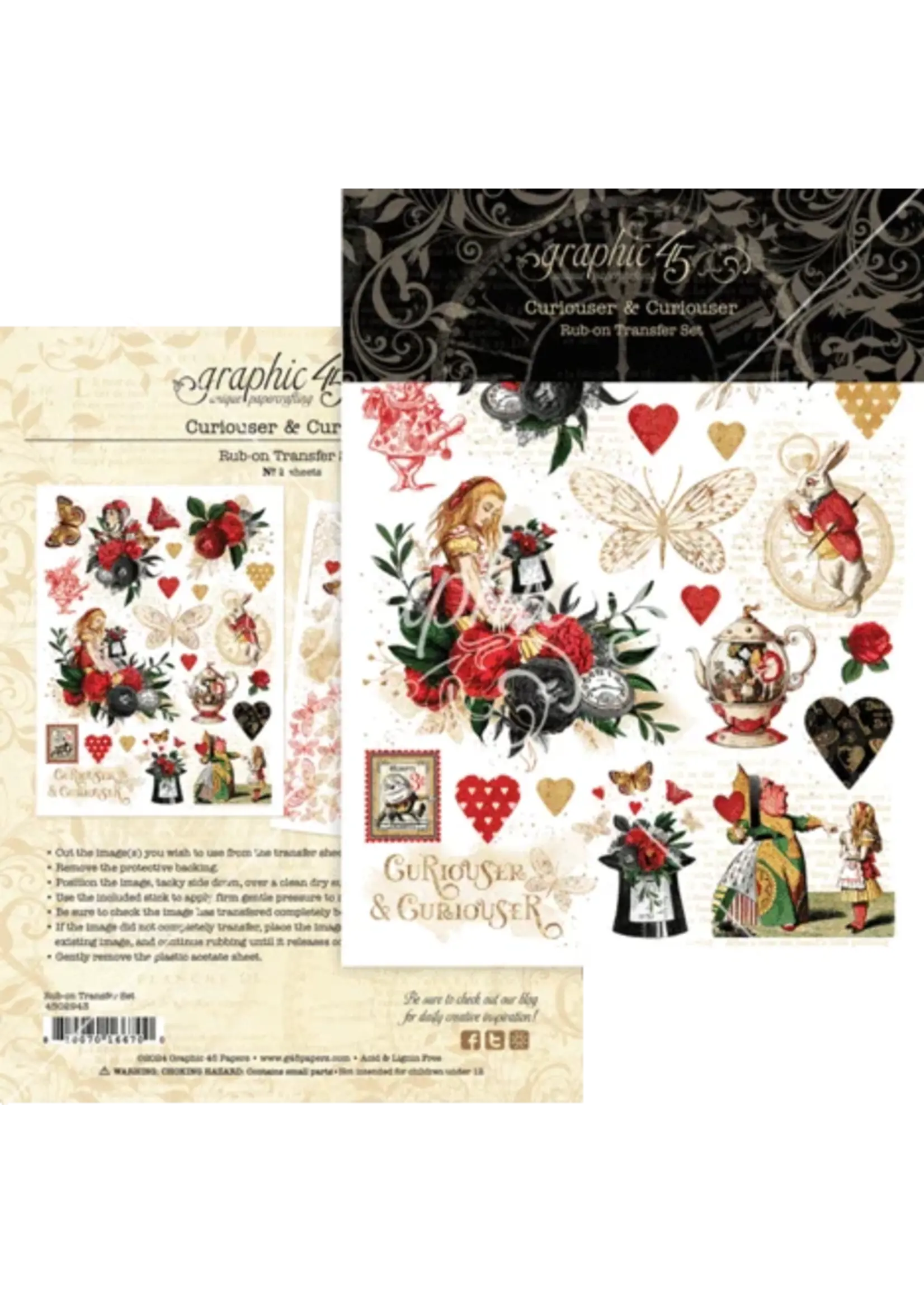 Curiouser & Curiouser Rub-On Transfers (4502943)