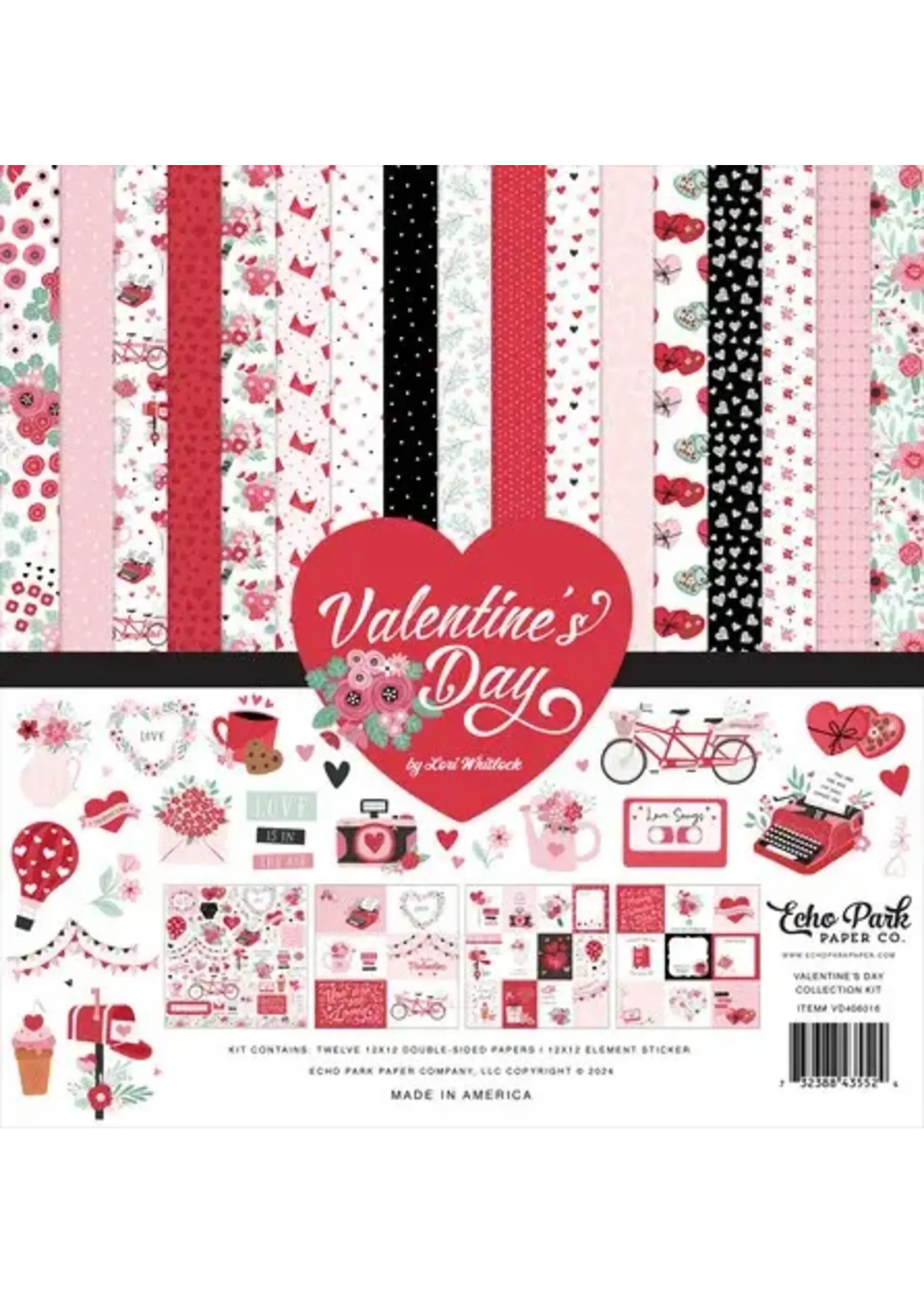 Valentine's Day 12x12 Inch Collection Kit (VD406016)