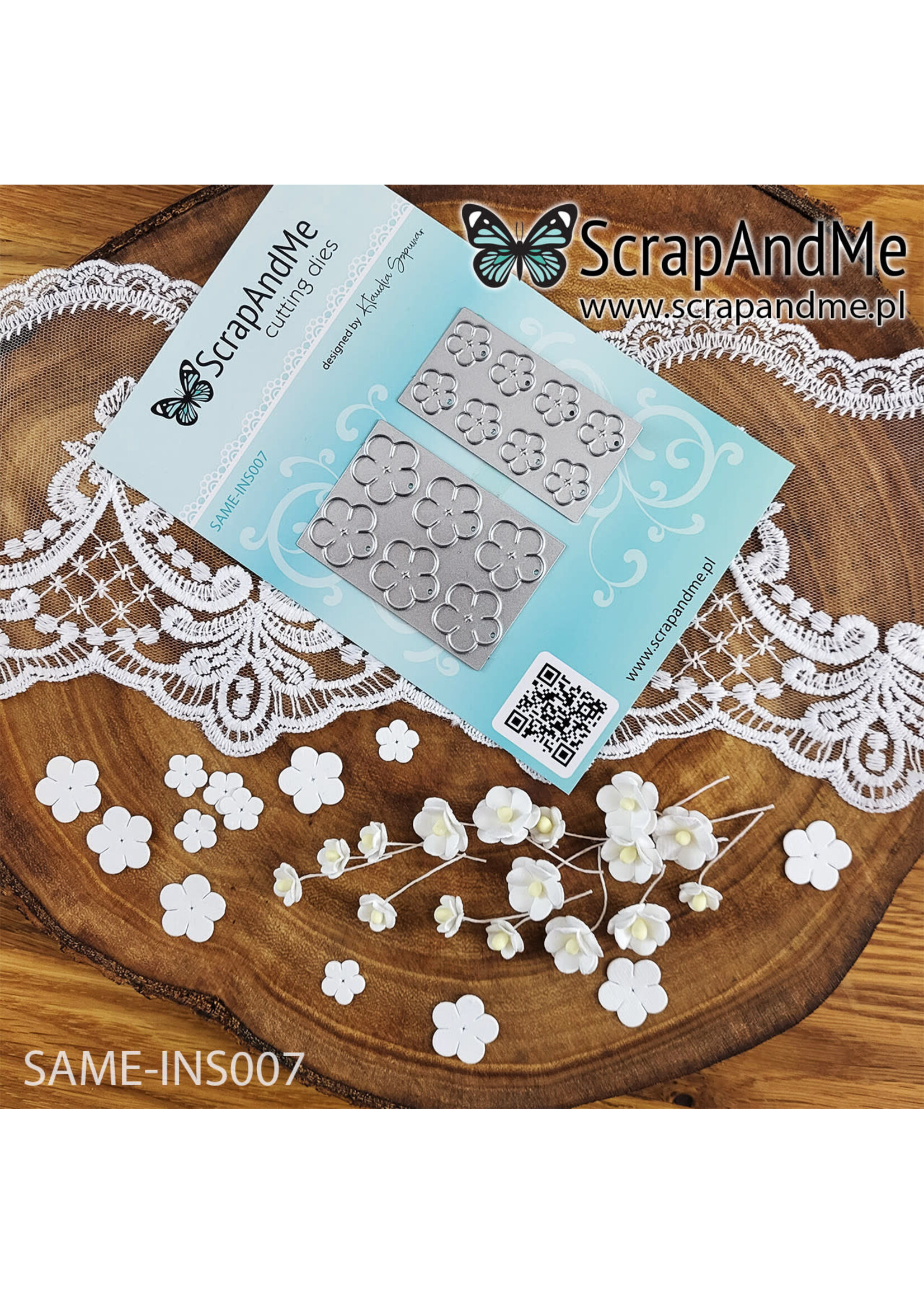 Flowers SAME-INS007 Metal Cutting Dies - ScrapAndMe