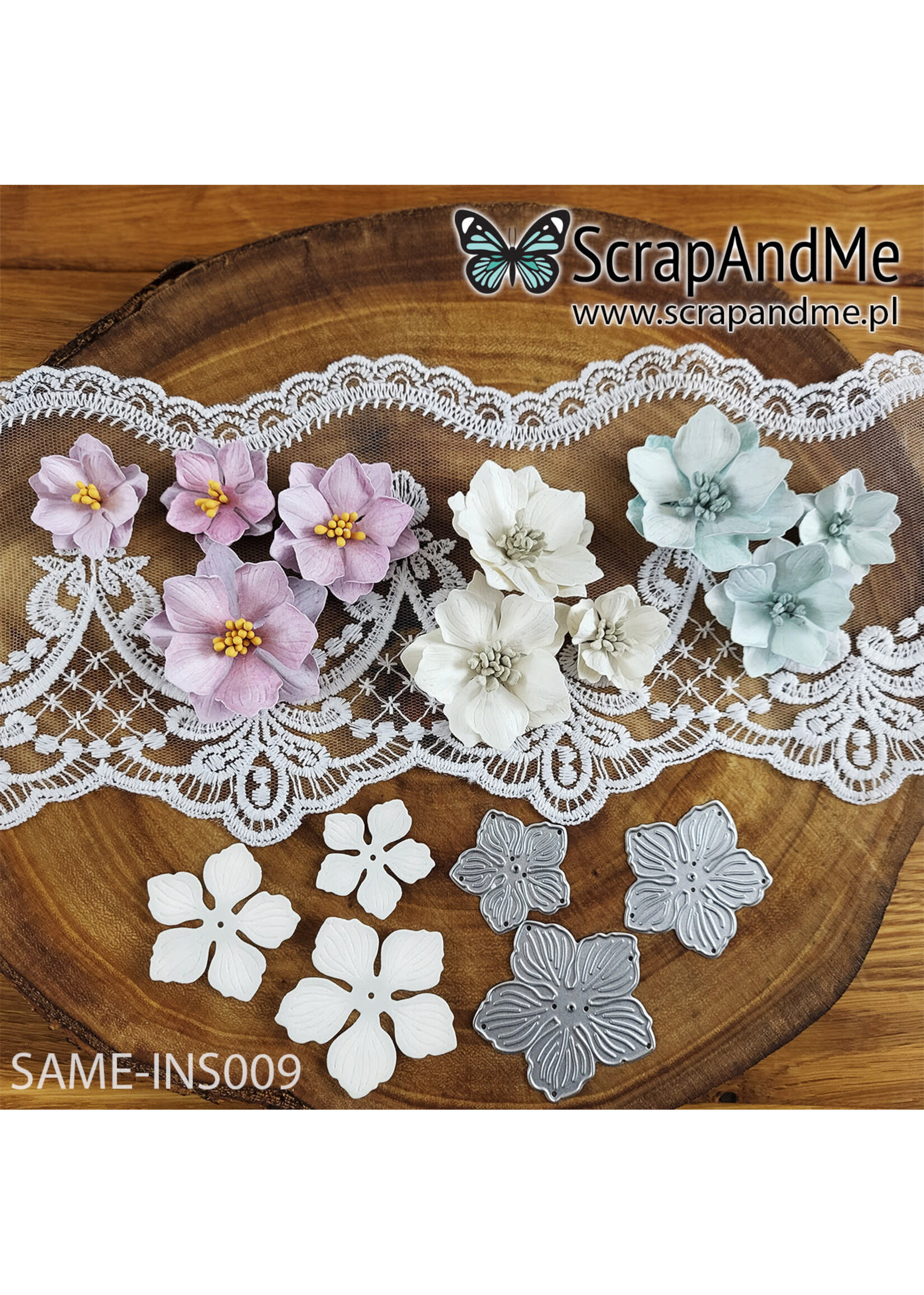 Flowers SAME-INS009 Metal Cutting Dies - ScrapAndMe