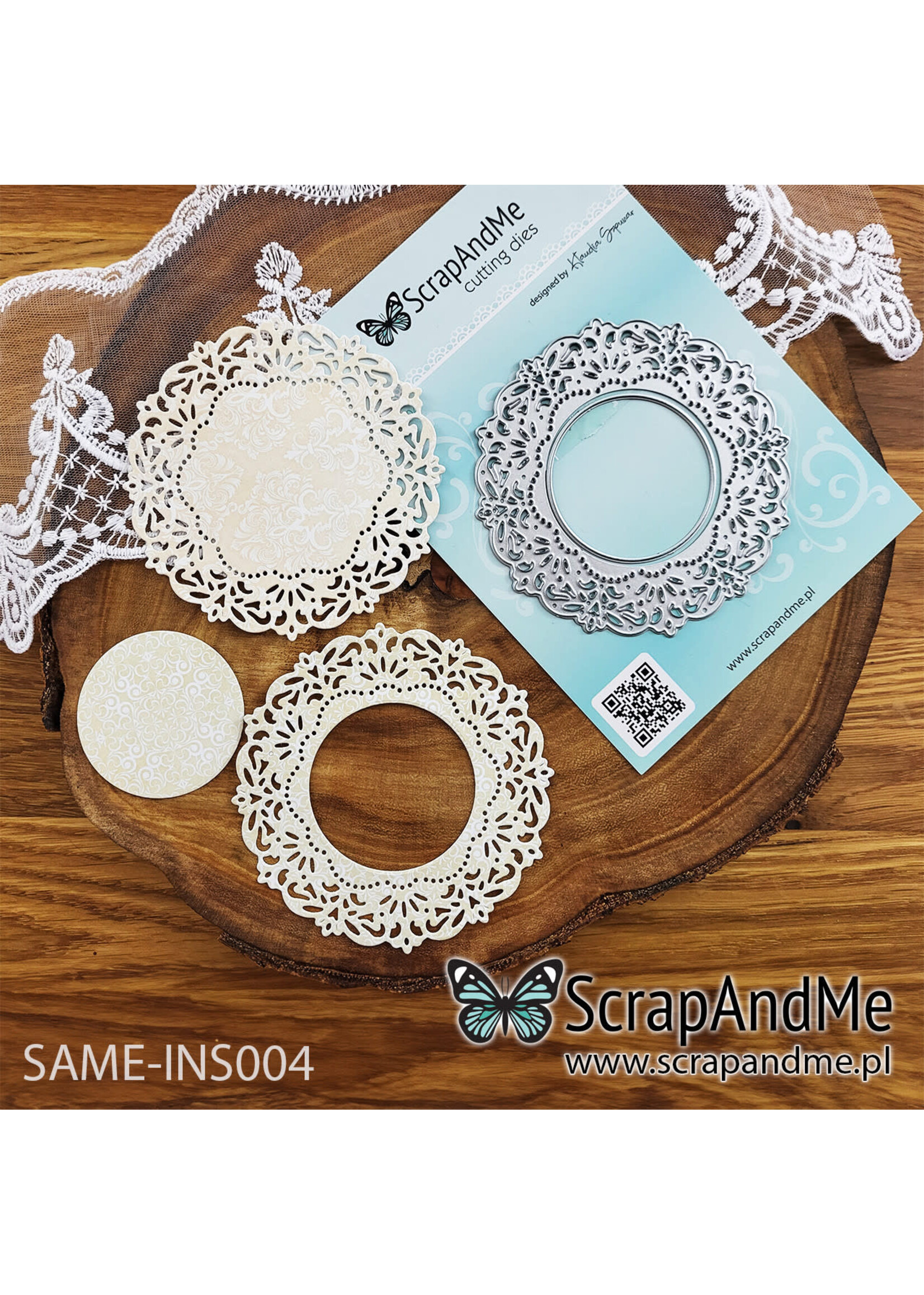 Doily SAME-INS004 Metal Cutting Die - ScrapAndMe
