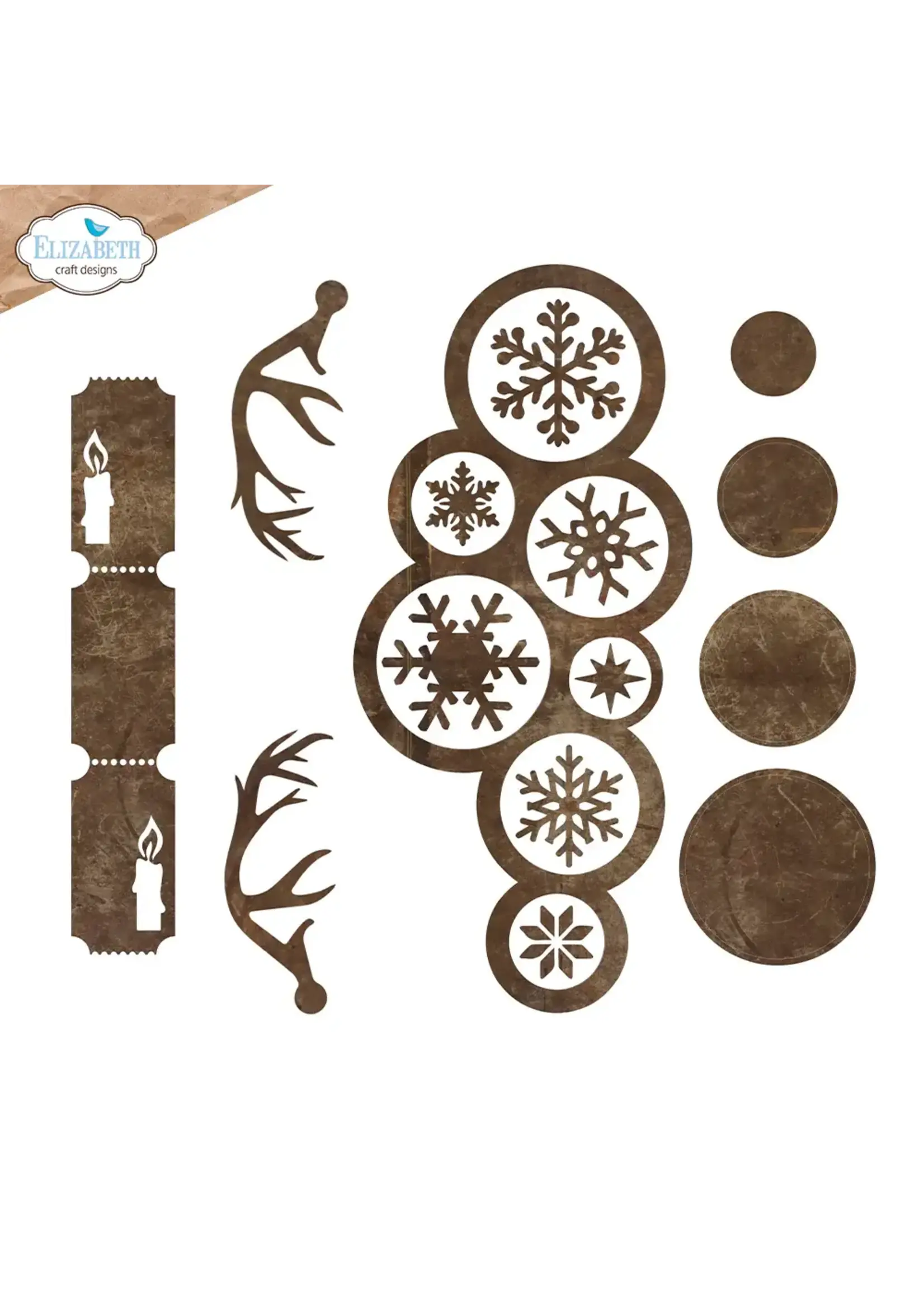 Kerst Bubbels Rand Inleg Planner EssentialsSKU: 2191