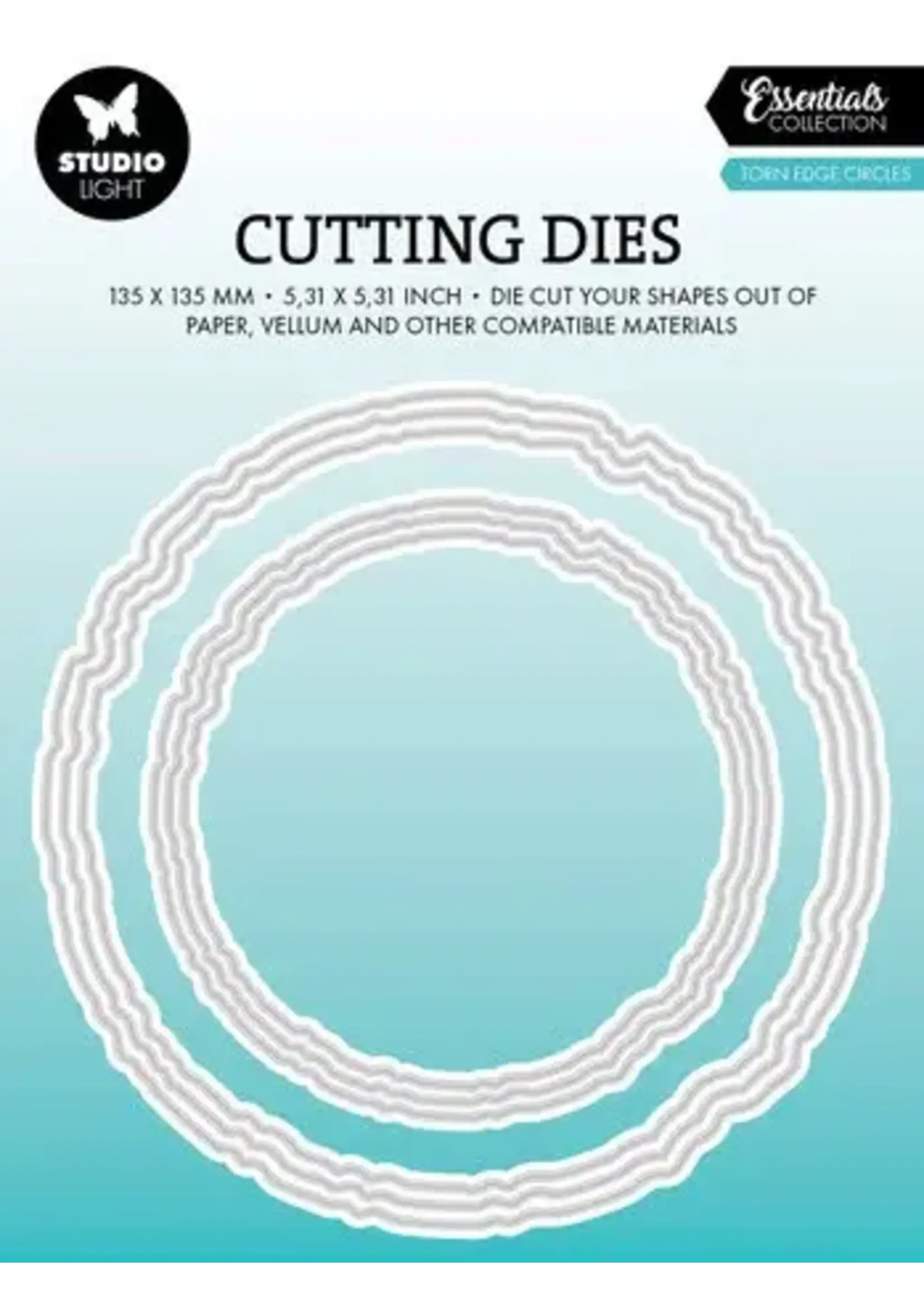 Cutting Die Torn Edge Circles Essentials (SL-ES-CD913)