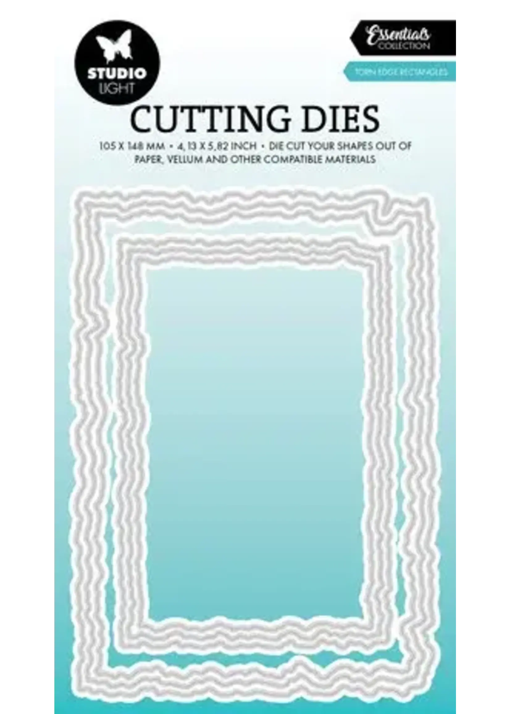 Cutting Die Torn Edge Rectanges Essentials (SL-ES-CD916)