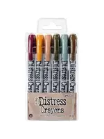 Tim Holtz Distress Crayons Set 10 (6pcs) (TDBK51800)