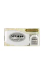 Tsukineko •  StazOn Opaque Ink Pad Cotton White Tsukineko 05SZ110