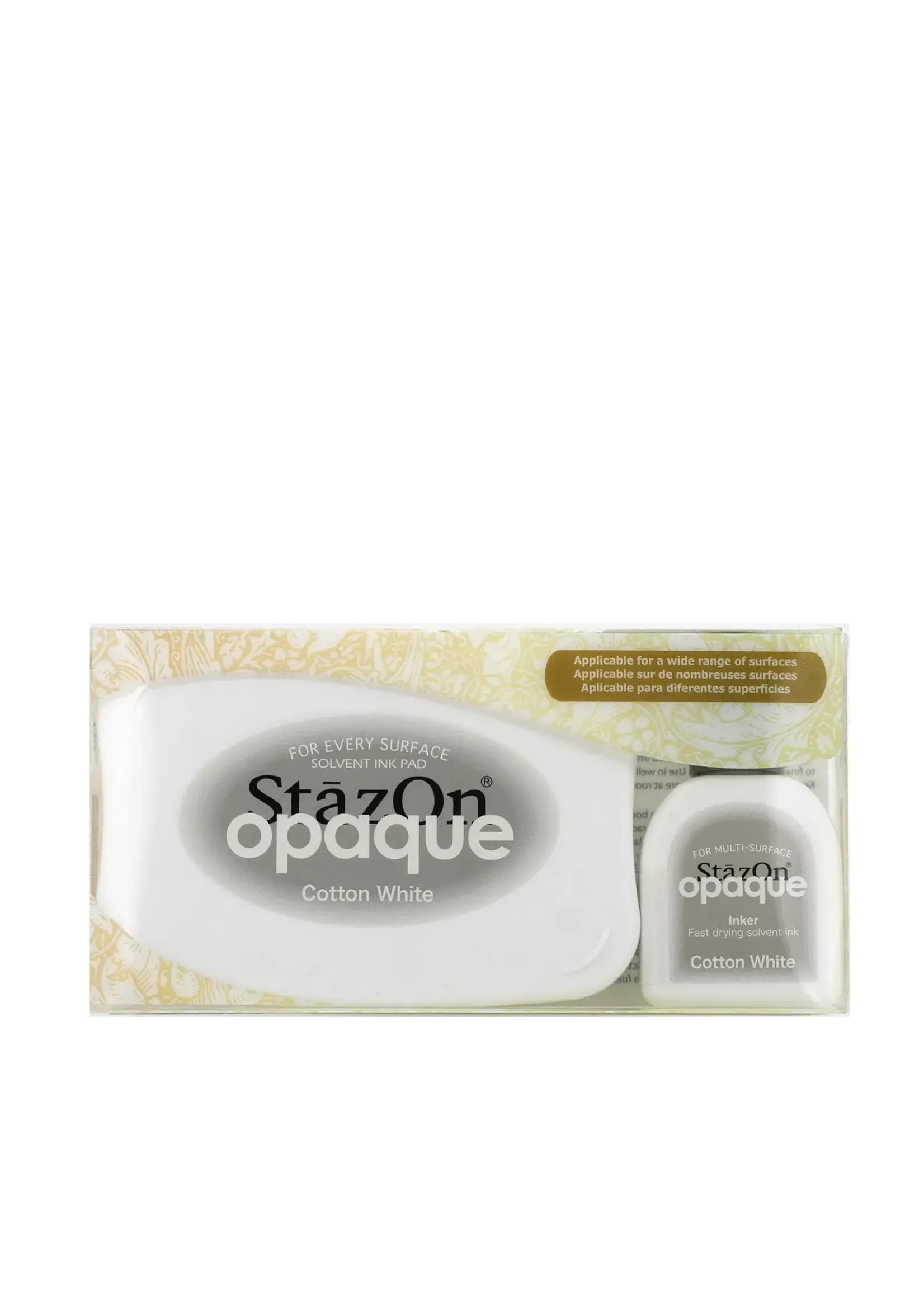 Tsukineko •  StazOn Opaque Ink Pad Cotton White Tsukineko 05SZ110