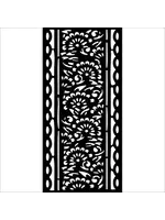 Art of Travelling Thick Stencil 12x25cm Stripes (KSTDL111)