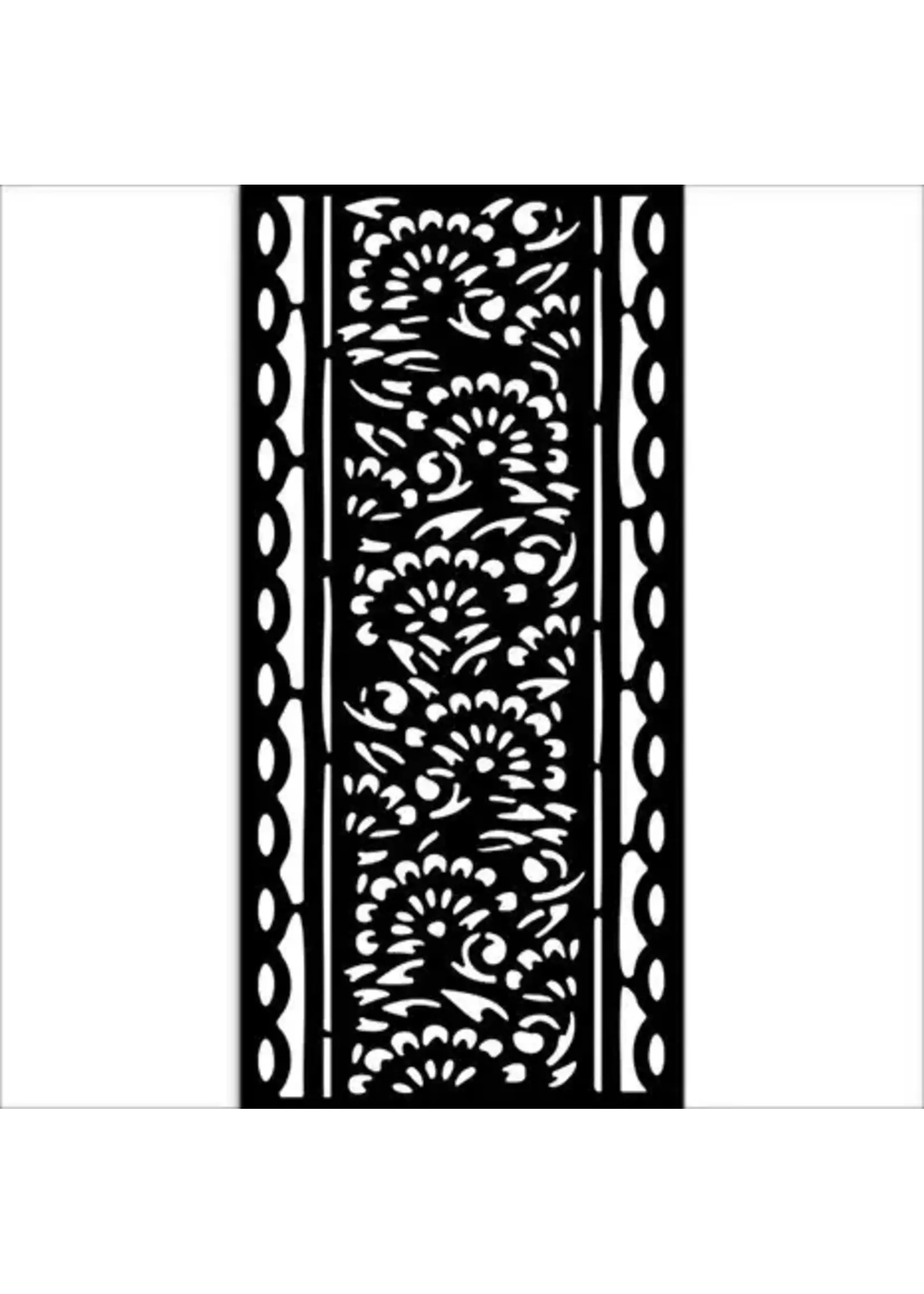 Art of Travelling Thick Stencil 12x25cm Stripes (KSTDL111)
