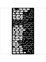 Art of Travelling Thick Stencil 12x25cm Bricks (KSTDL110)