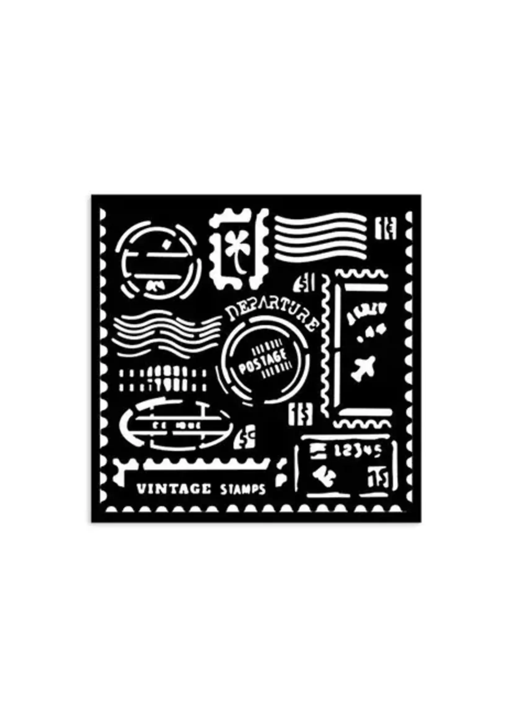 Art of Travelling Thick Stencil 12x12cm Stamps (KSTDS01)