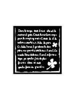 Art of Travelling Thick Stencil 12x12cm Handmade Letter (KSTDS03)