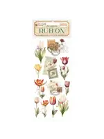 Art of Travelling Rub-On 4x8,5 Inch Tulips (DFLRB135)