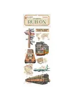 Art of Travelling Rub-On 4x8,5 Inch Transports (DFLRB131)