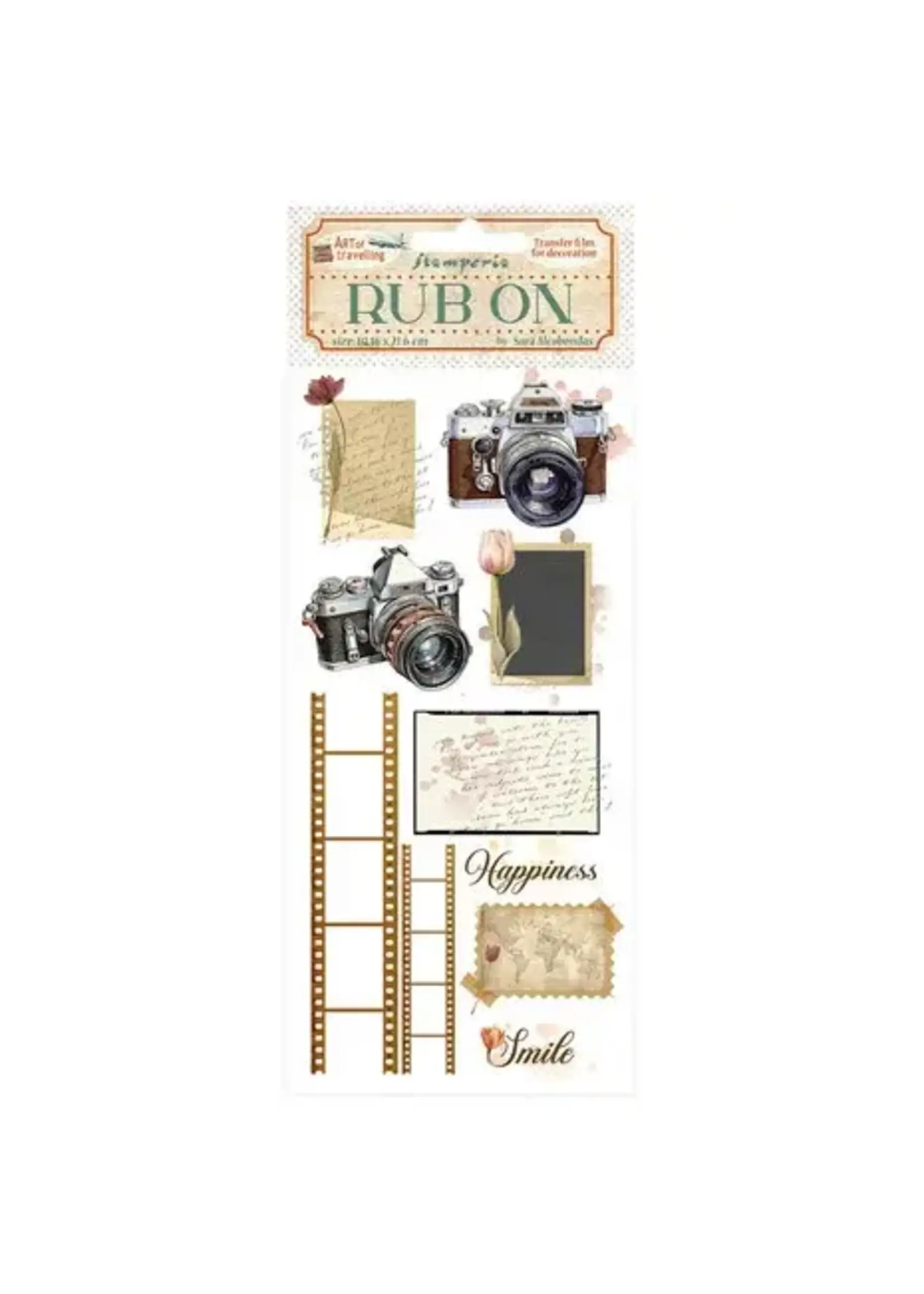 Art of Travelling Rub-On 4x8,5 Inch Photography (DFLRB132)