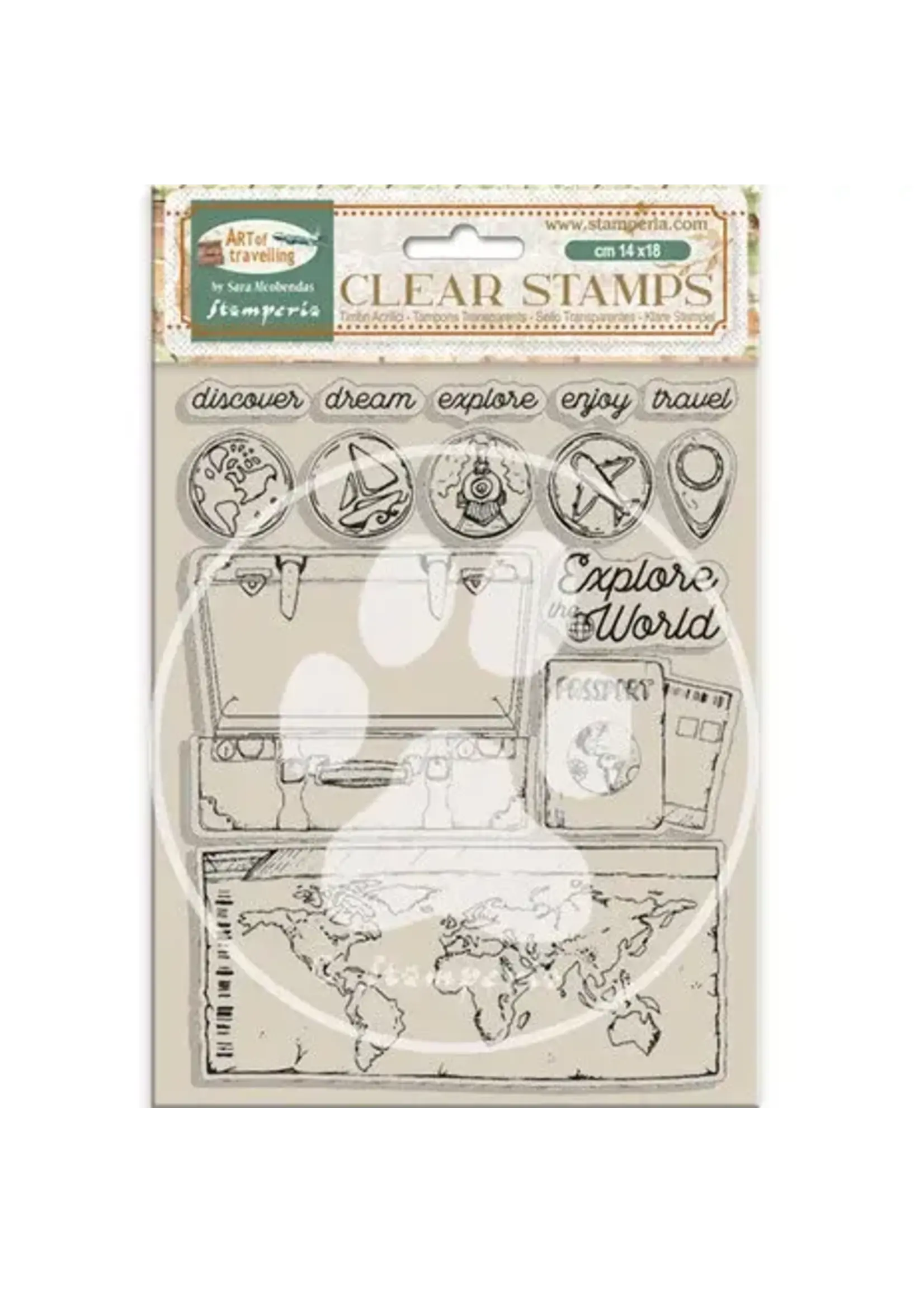 Art of Travelling Clear Stamps (WTK209)