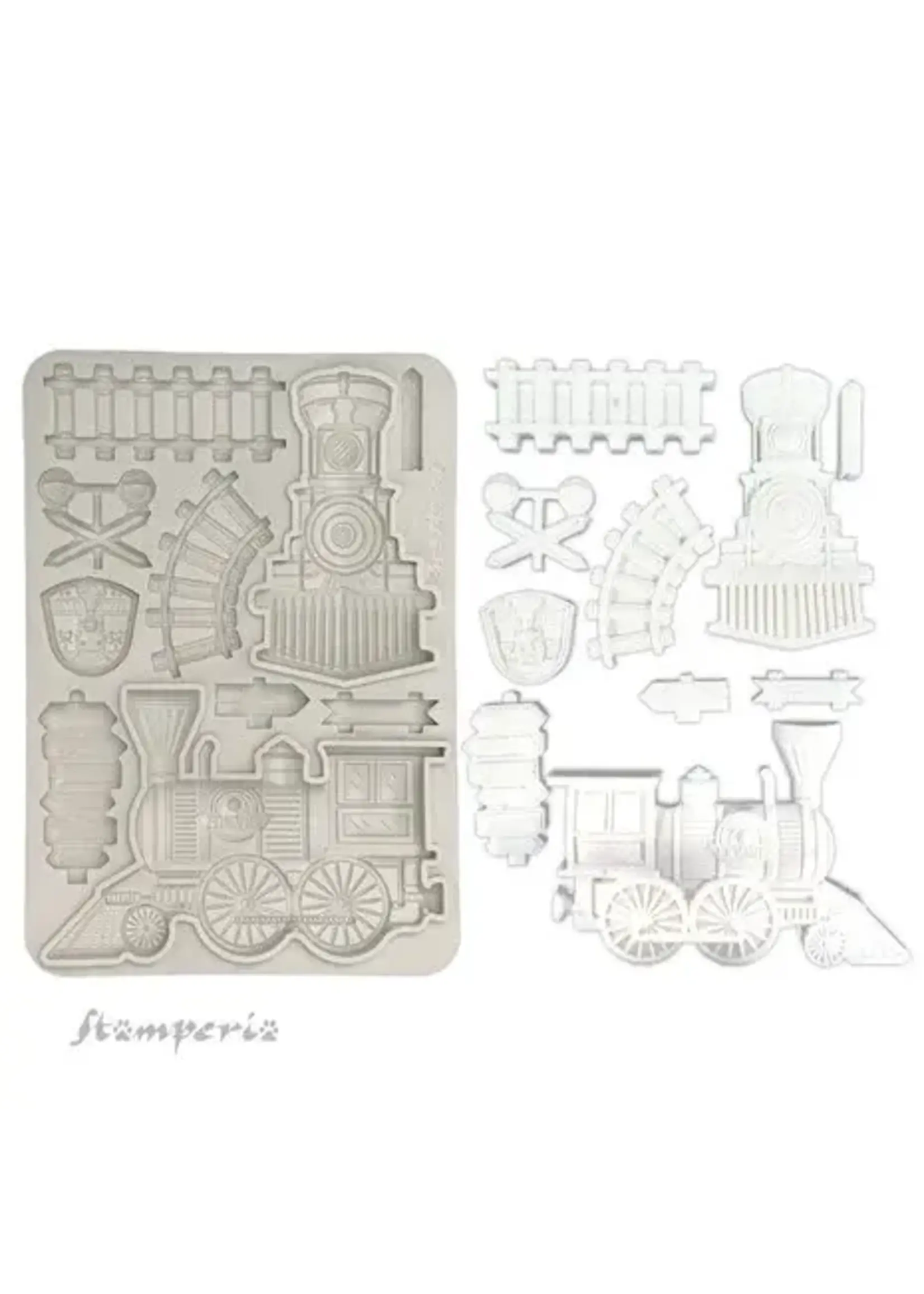 Art of Travelling A5 Silicon Mould Train (KACMA549)