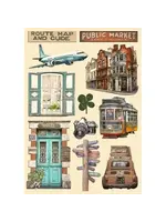 Art of Travelling A5 Colored Wooden Shape (KLSP177)