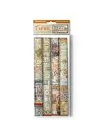 Art of Travelling 12x12 Inch Fabric Sheet (4pcs) (SBPLT40)