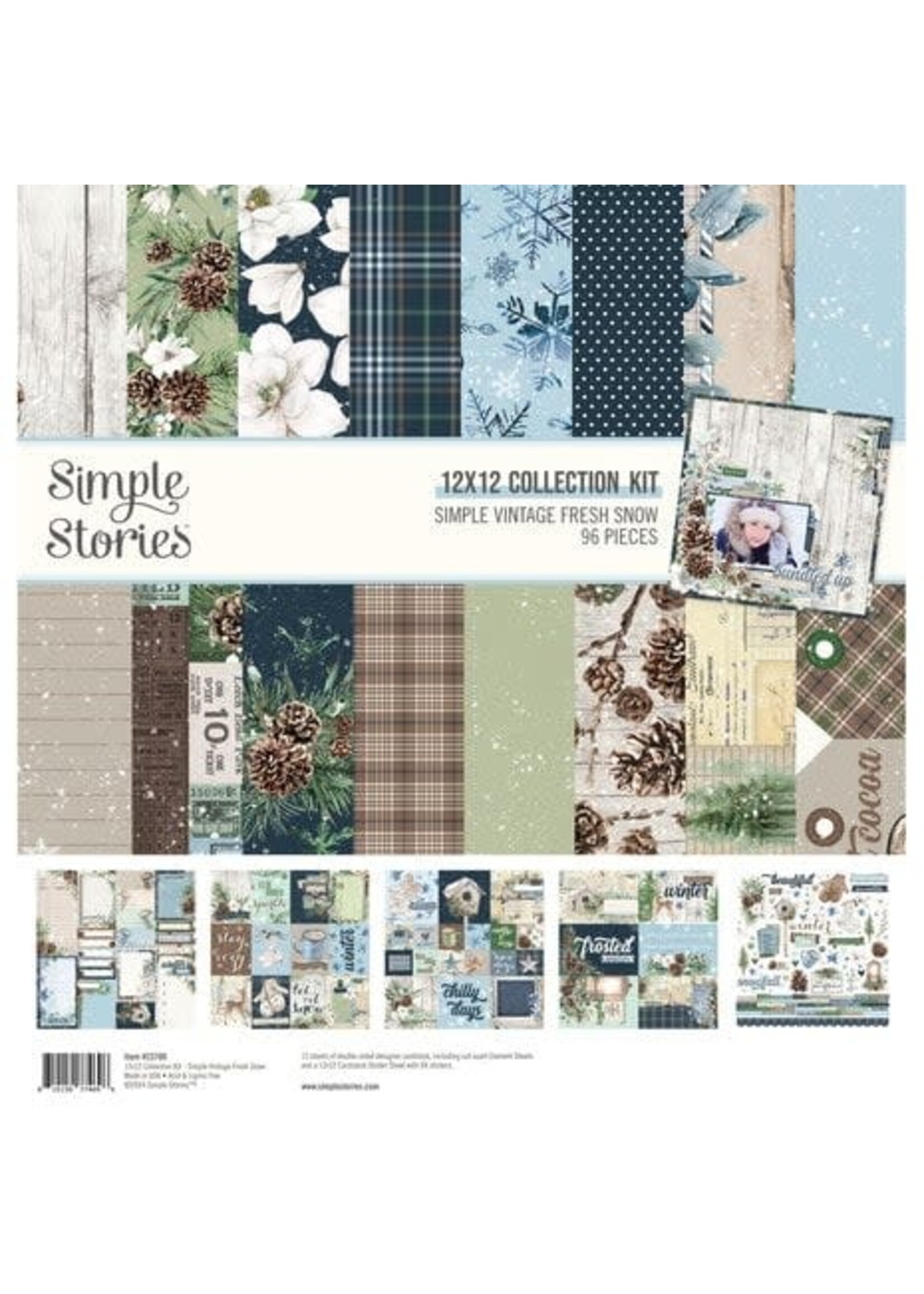 Simple Vintage Fresh Snow Collection Kit (23700)