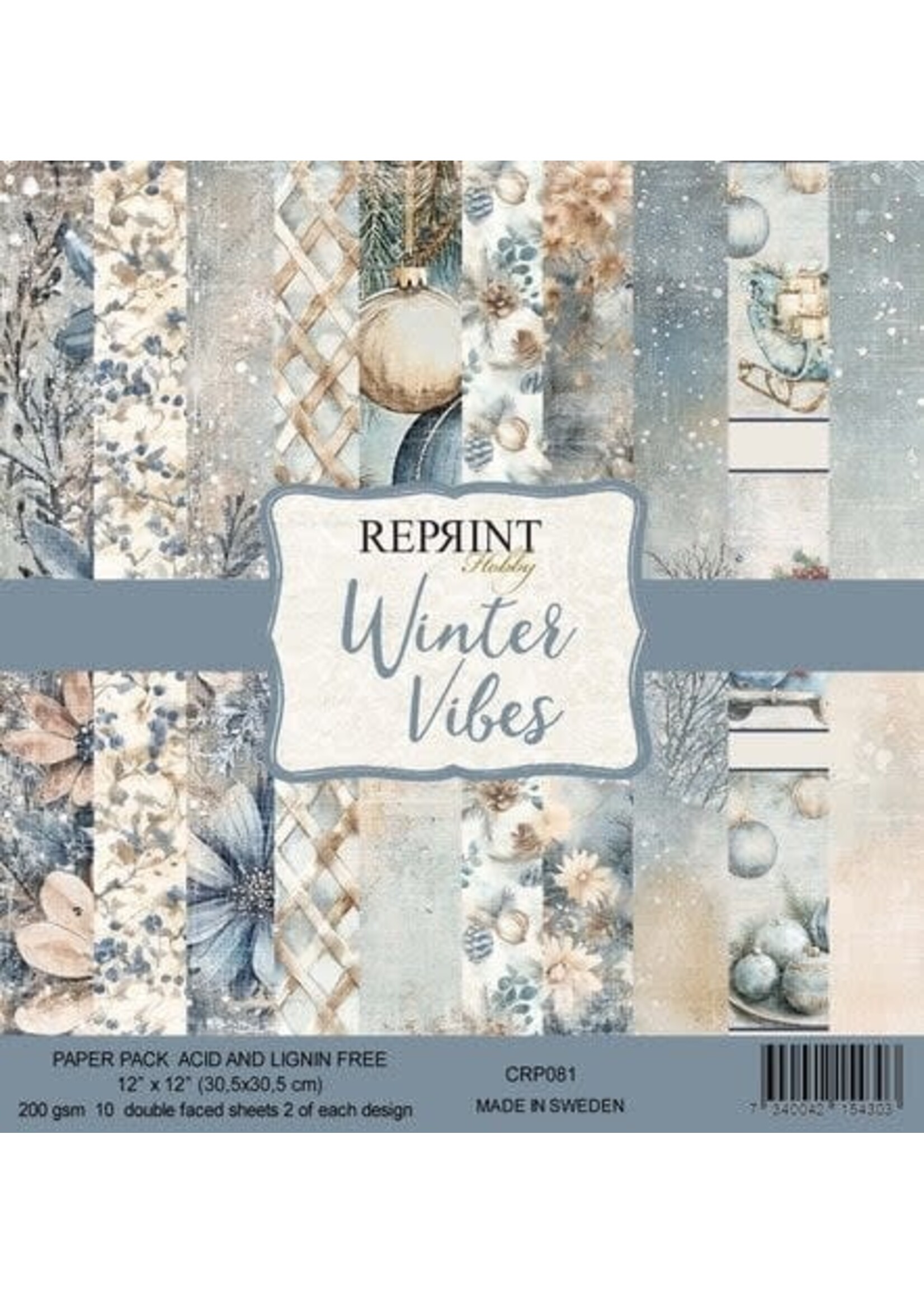 Winter Vibes 12x12 Inch Paper Pack (CRP081)