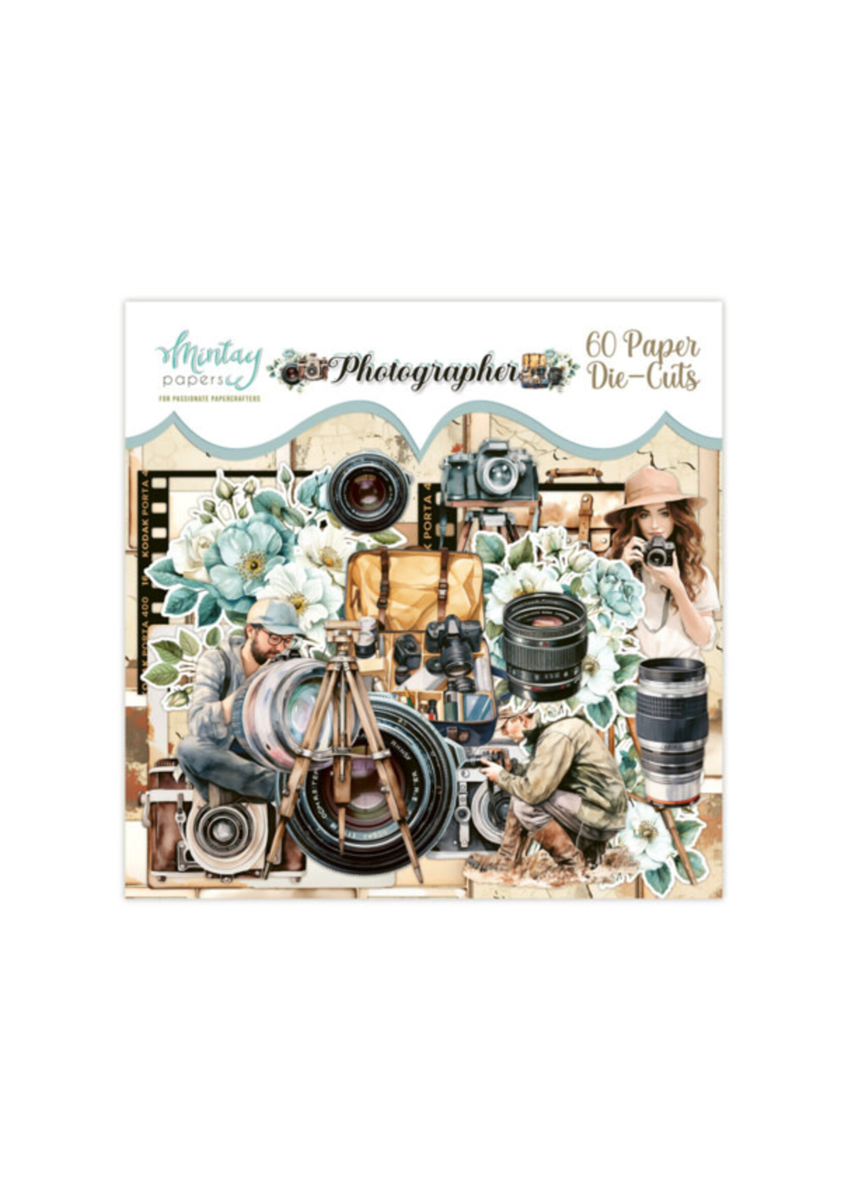 Paper Die-Cuts - Fotograaf, 60 stuks