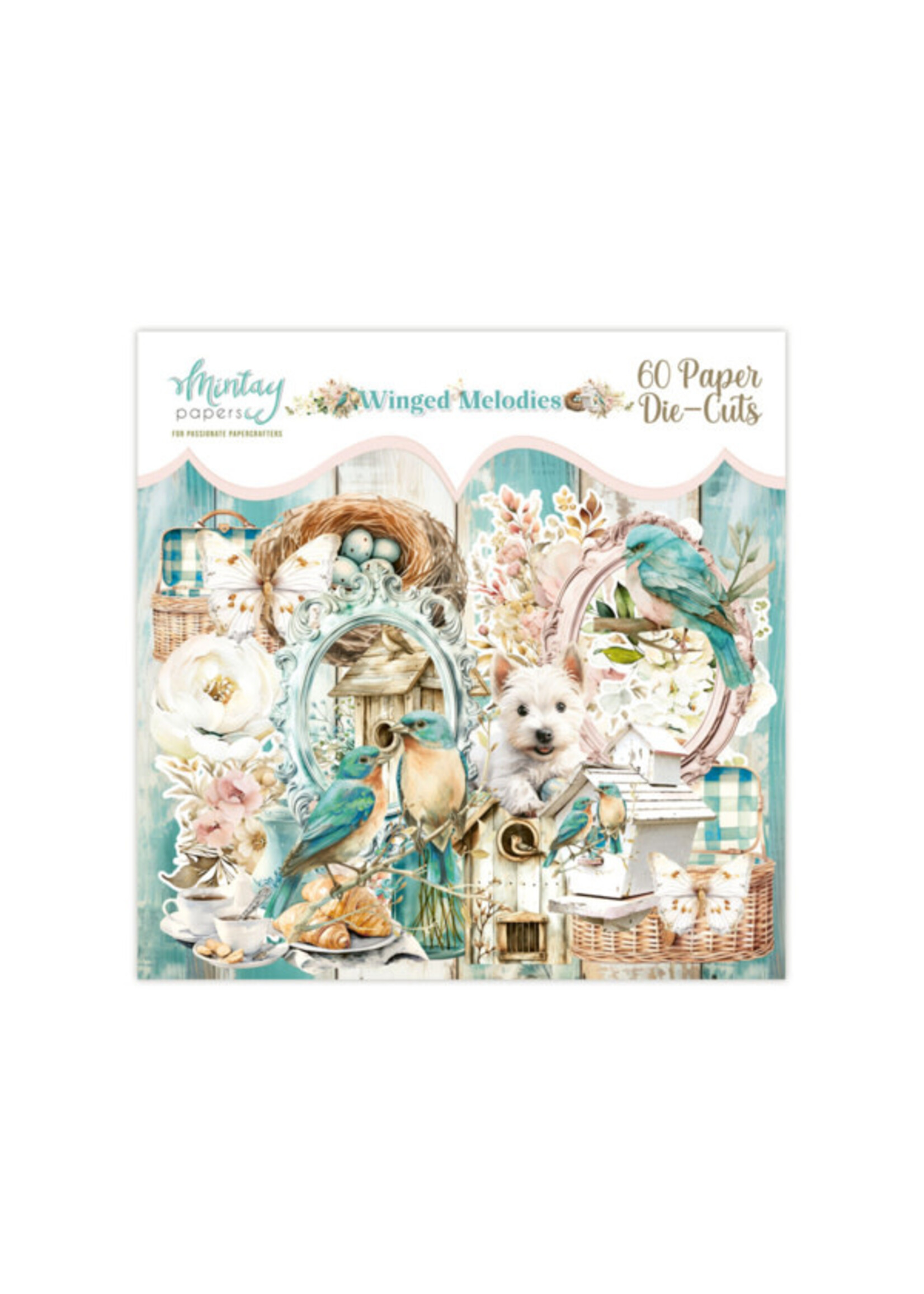 Paper Die-Cuts - Winged Melodies , 60 stuks
