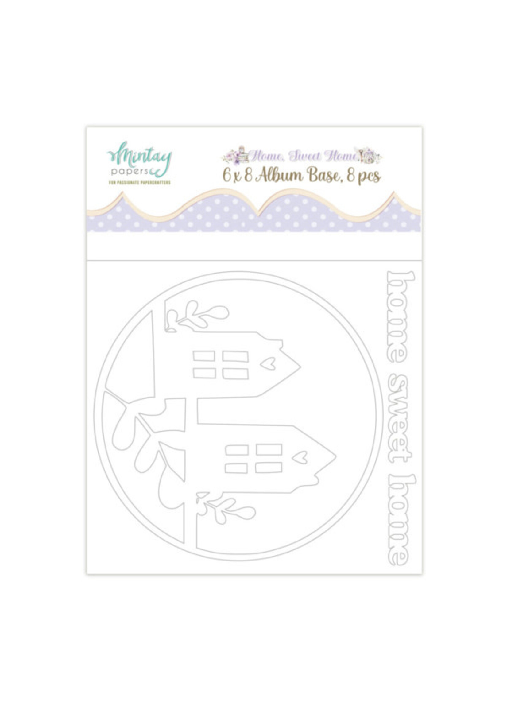 6 x 8 Spaanplaat Album - Home, Sweet Home