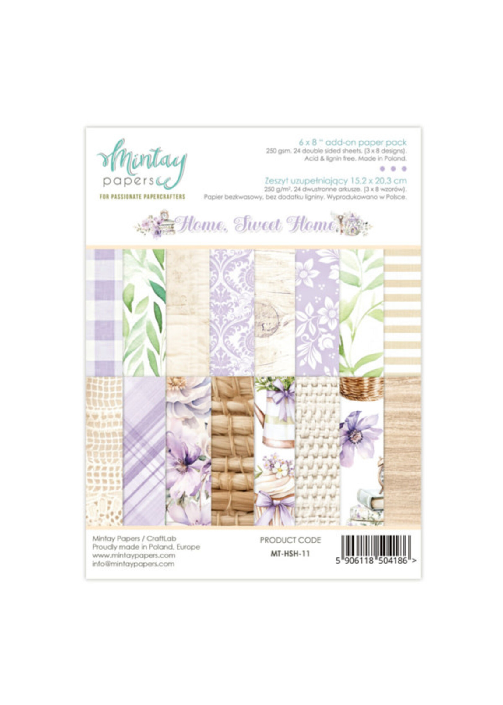 6 x 8 Add-On Paper Pad - Home, Sweet Home