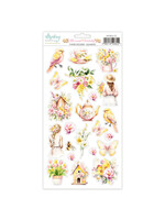 6 x 12 Papieren Stickers - Bloesem Sereniteit - Elementen