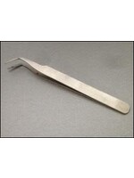 Pincet 12 cm gebogen fijn