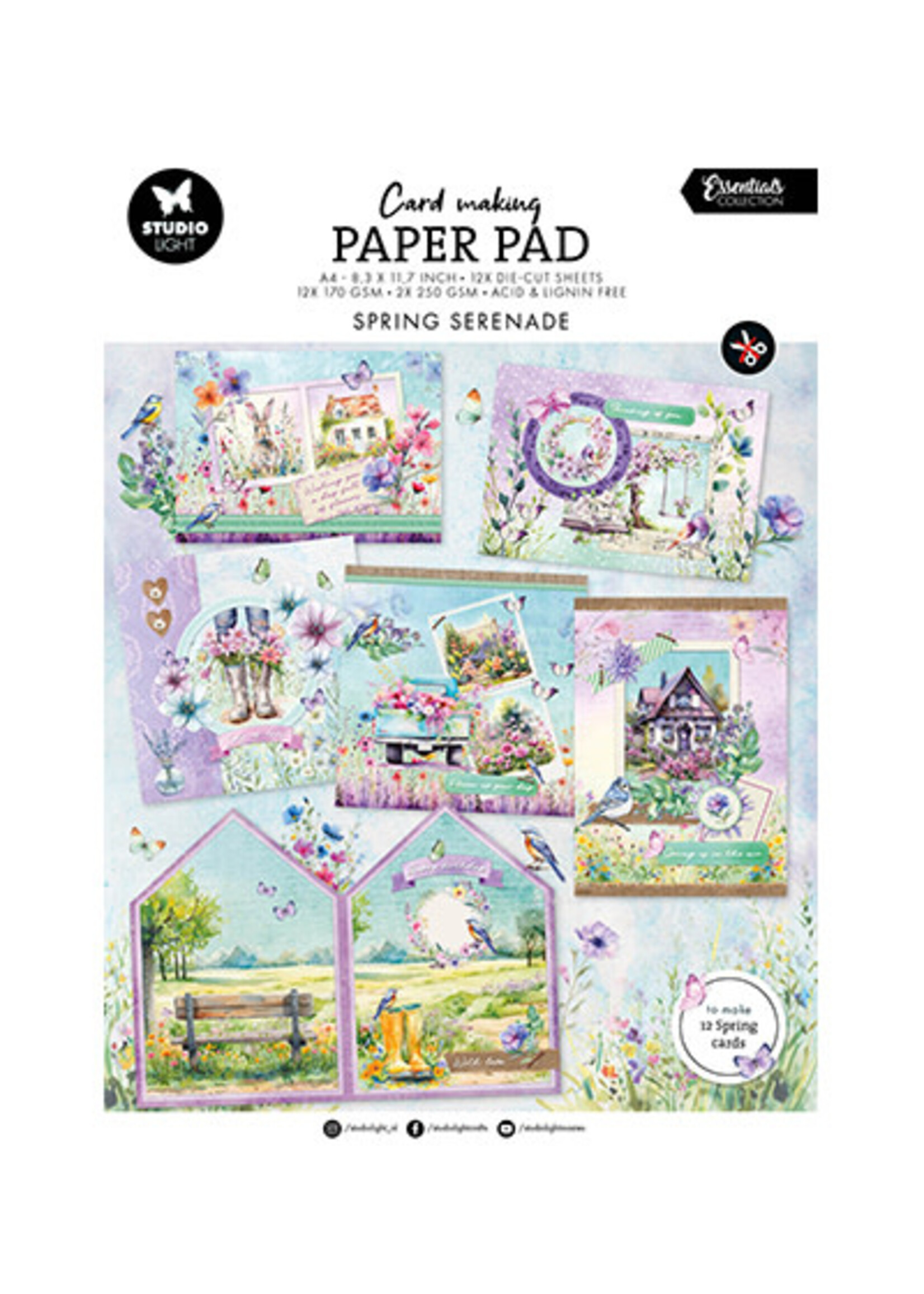 SL-ES-CMP15 - Card Making Pad Spring Serenade