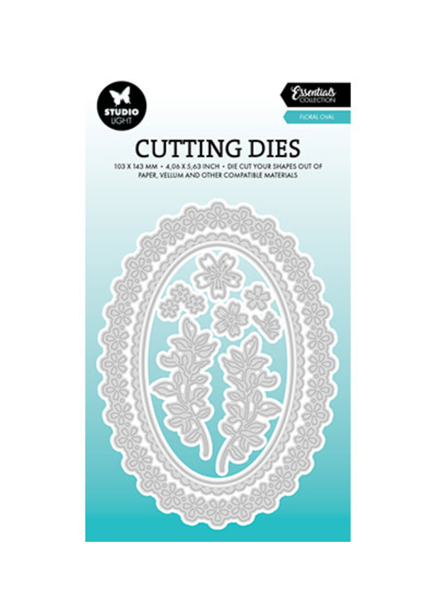 SL-ES-CD952 - Floral Oval Essentials nr.952