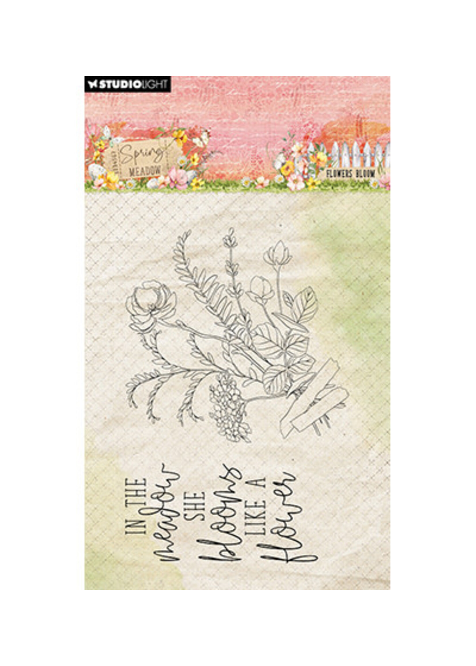 SL-SM-STAMP775 - Flower Bloom Spring Meadow