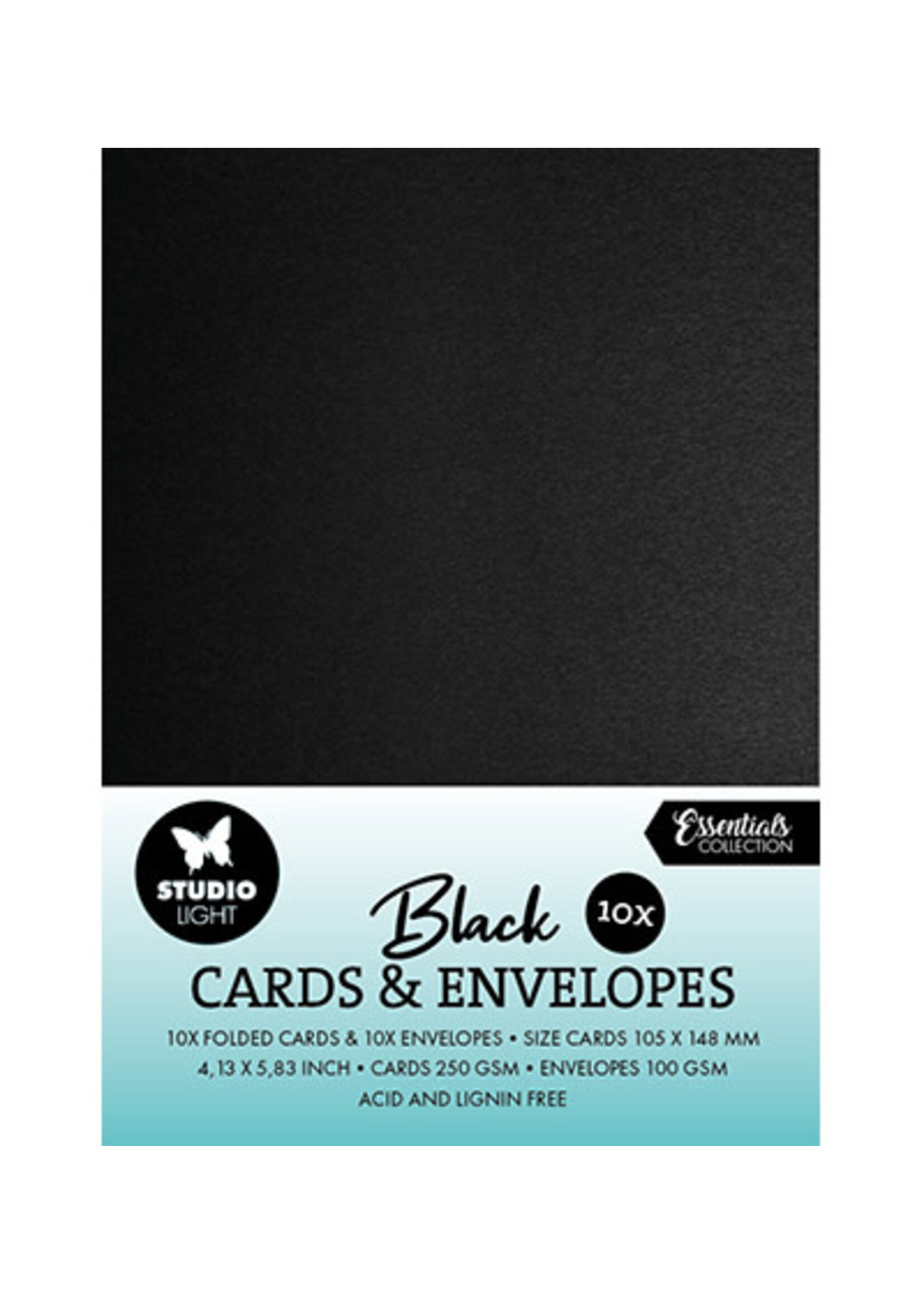 SL-CO-CE03 - Cards & Envelopes Black A6