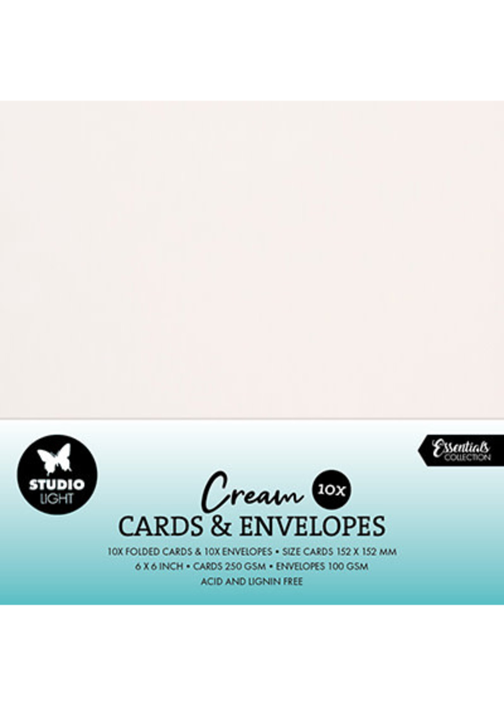 SL-CO-CE10 - Cards & Envelopes Creme