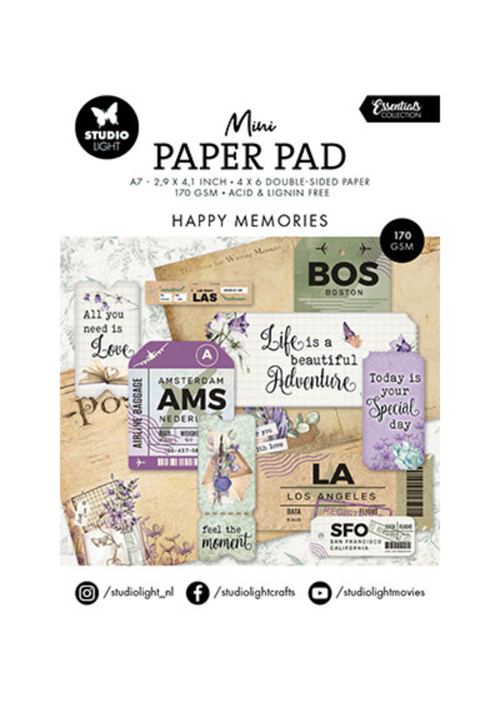 SL-ES-DPP301 - Mini Paper Pad Happy Memories