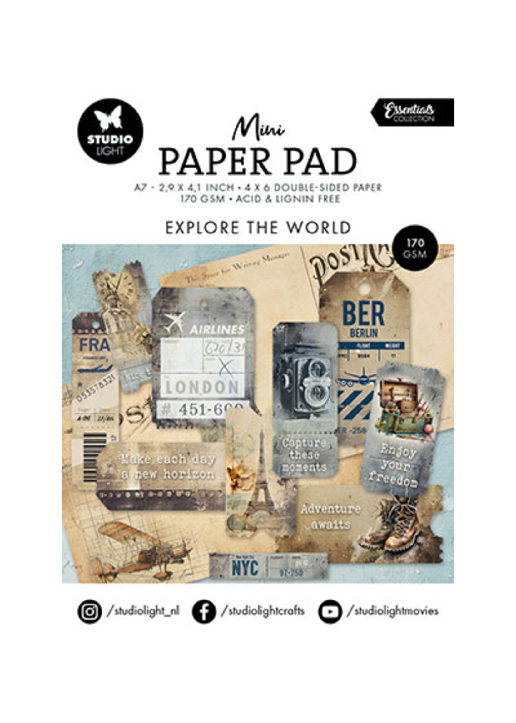 SL-ES-DPP304 - Mini Paper Pad Explore the World